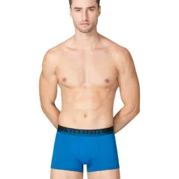 Van Heusen Swift Dry Breathable Solid AIR Series Trunks - Mykonos Blue-10