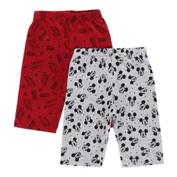 Bodycare Kids Red & White Cotton Printed Capri (Pack of 2)-image-21