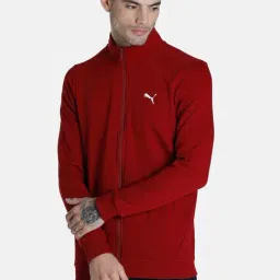 Puma Red Cotton Slim Fit SweatShirt-16