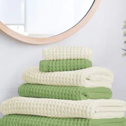 Urban Space Absorbent Cotton Green 200 GSM 6 Towel Set-image-54