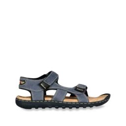 Woodland Men's Denim Blue Floater Sandals-image-4