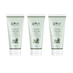 Globus naturals Set of 3 Crack Cream for Dry Cracked Heels & Feet-100g Each-30