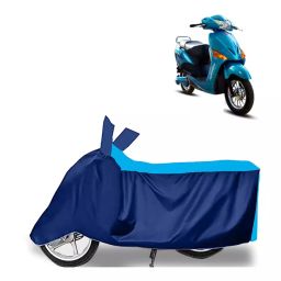 Auto Pearl Two Wheeler Cover for Hero Electric Electric Optima DX BS6 - Cyan, Blue-image-89