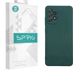 Sprig TPU Matte Back Cover for Samsung Galaxy A52 (Green)-image-38