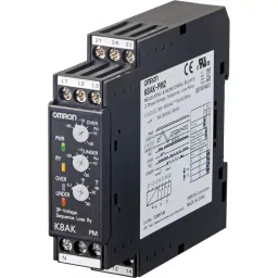 Omron Three-Phase Voltage + Reverse/Open Phase Relay, K8AK-PM1-32