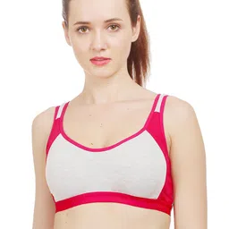 Samvar Pink Cotton Non-Wired Non Padded Minimizer Bra-picture-23