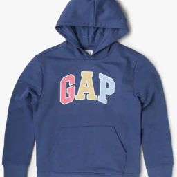 GAP Boys Blue Embroidered Hoodie-image-42