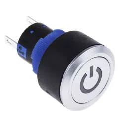 RS PRO Illuminated Push Button Switch Momentary 22.2 mm SPDT Blue LED 250 V AC, 1758877-picture-44