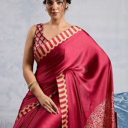 all about you Satin Saree-picture-44