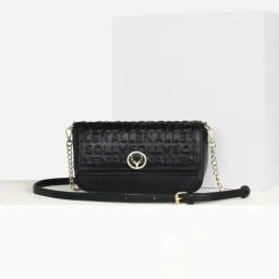 Allen Solly Black Logo Cross Body Bag-image-20