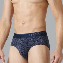 Van Heusen Regular Fit 4 Way Stretch Body Defining Fit Allover Print Briefs - SPP-16 image 3