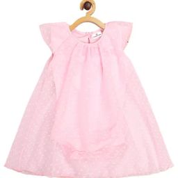 Creative Kid'S Girls Pink Regular Fit Printed Dress-image-49