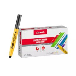 Luxor Chisel Multicolor Marker, 9000028027 (Pack of 10)-57