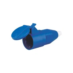 JIGO 2 Pin Industrial Straight Socket 16 A Current and 220-250 V Voltage, JG-212 (Pack of 10)-98