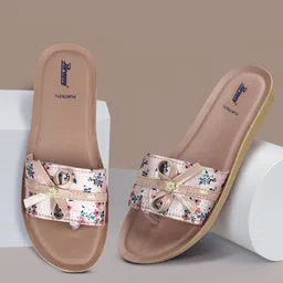 ParagonWomen Peach Casual Open Toe Flats-image-30