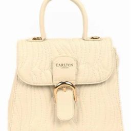 Carlton London Chalk Quilted Medium Satchel Handbag-image-69