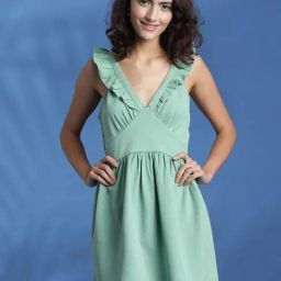 Kotty Green Fit & Flare Dress-image-90