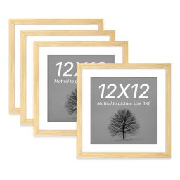 art street Synthetic Document Wall Photo Frame, Set of 4 Big Frames For Wall Artwork, Certificates, Home Decor image 2