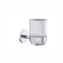 PLATO Lavanya Tumbler Holder Brass Chrome Finish Silver, 6154-image-75