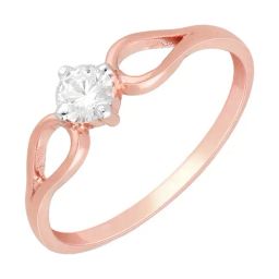 Malabar Gold and Diamonds 18k (750) BIS Hallmark Rose Gold Ring for Women-image-83