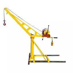 Boltz Corporation Heavy Duty 500 Kg Capacity Construction Monkey Crane with KCD Winch Motor-image-22