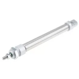 RS PRO Pneumatic Piston Rod Cylinder-20mm Bore, 125mm Stroke, ISO 6432 Series, Double Acting,3043864-32