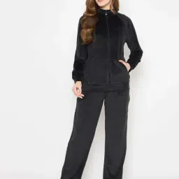 MSECRET Black Solid Pyjama Set-image-7