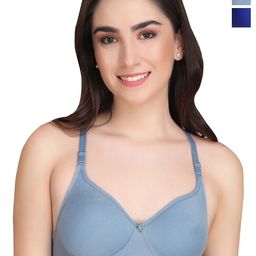 Liigne Pack Of 2 Everyday Bra Full Coverage Lightly Padded All Day Comfort-22