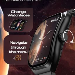Boult Trail Pro 2.01" 3D Curved Display, Working Crown, 600 Nits, IP68 Smart Watch image 4