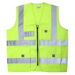 Evion Large Size Green Reflective Safety Jacket, ES-030-image-86