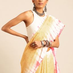 Taavi Tie & Dye Zari Woven Legacy Bhagalpuri Saree-picture-45