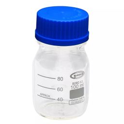 Glassco GC-274.202.G01PC Chemical Bottle with Reagent Narrow Clear Mouth 100 ml-5