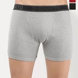 Sporto by Macho Men Pack Of 3 Mid-Rise Trunks-picture-13