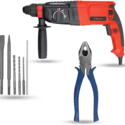 Hillgrove Chuck Size 26 mm Hammer Impact Drill kit 1200 W, HGCM781M1-image-49
