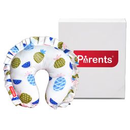 VParents Frutie Neck Support Soft Pillow for New Born Baby U Shape Pillow BLUE-25