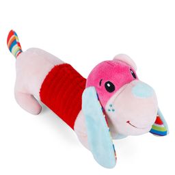 Baby Moo Puppy Quack Sound Plush Stuffed Toy Rattle - Pink-image-98