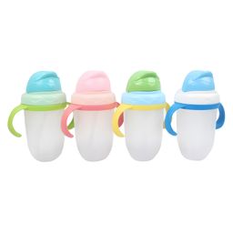 COZY VIBES Baby Feeding Milk Bottle Handling Baby Drinking Water Bottle Straw Cups PACK OF 1- COLOR MAY VARY-90