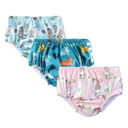 Chinmay Kids Waterproof Swim Diapers - Leakproof & Adjustable for Boys & Girls | Pack of 3 Fun Designs-16