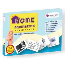 Hungry Brain Home Equipments 24 Flash Cards - Multicolor-image-3