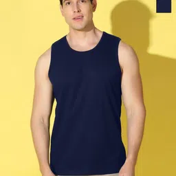 WOOSTRO Men Pack of 2 Typography Printed Round Neck Cotton Slim Fit Sports T-shirts-image-13