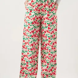 Bewakoof Printed High-Rise Lounge Pants-image-30