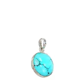 GenZcomplex Turquoise Circular Pendant-28