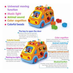 Sanjary Halo Nation Multicolor Happy Bus Toy with Music and Lights - Yellow (Colour and Design May Vary) image 5