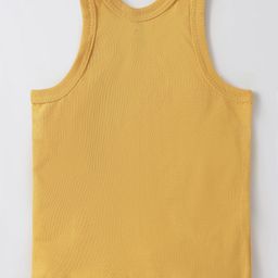 Zero Sinker Knit Sleeveless Set of Vests with Typography Print Pack of 3 - Red Yellow & Navy Blue image 5