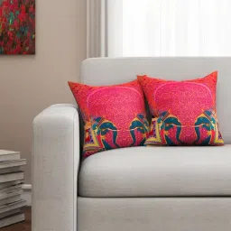 SEJ by Nisha Gupta Multicolor Cushion Covers - Set of 2-31