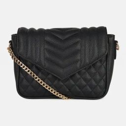 Carlton London Navy Quilted Medium Sling Handbag-picture-27