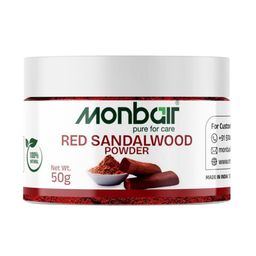 MONBAIR Organic Red Sandalwood Powder For Sun Tan - 50 g-42