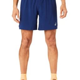Asics Blue Regular Fit Sports Shorts-image-96