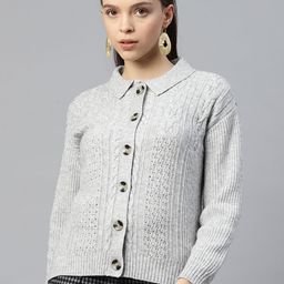 Marks & Spencer Women Cable Knit Cardigan-image-96