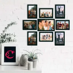 Memory Wall Collage Photo Frame - Set of 9 Photo Frames for 8 Photos of 4'x6', 1 Photos of 5'x7'-38